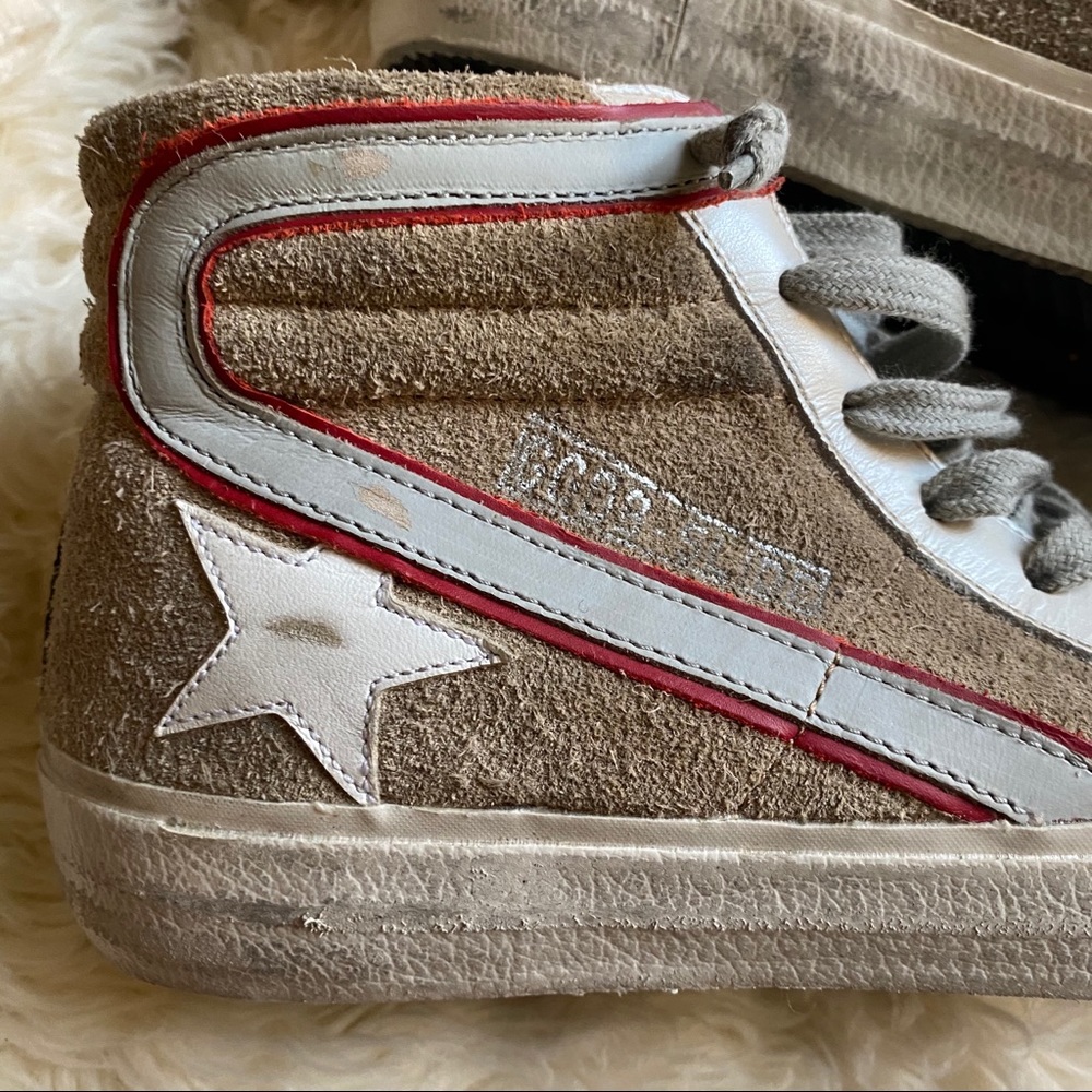 Golden goose slide high tops leather/suede - Picture 10 of 16